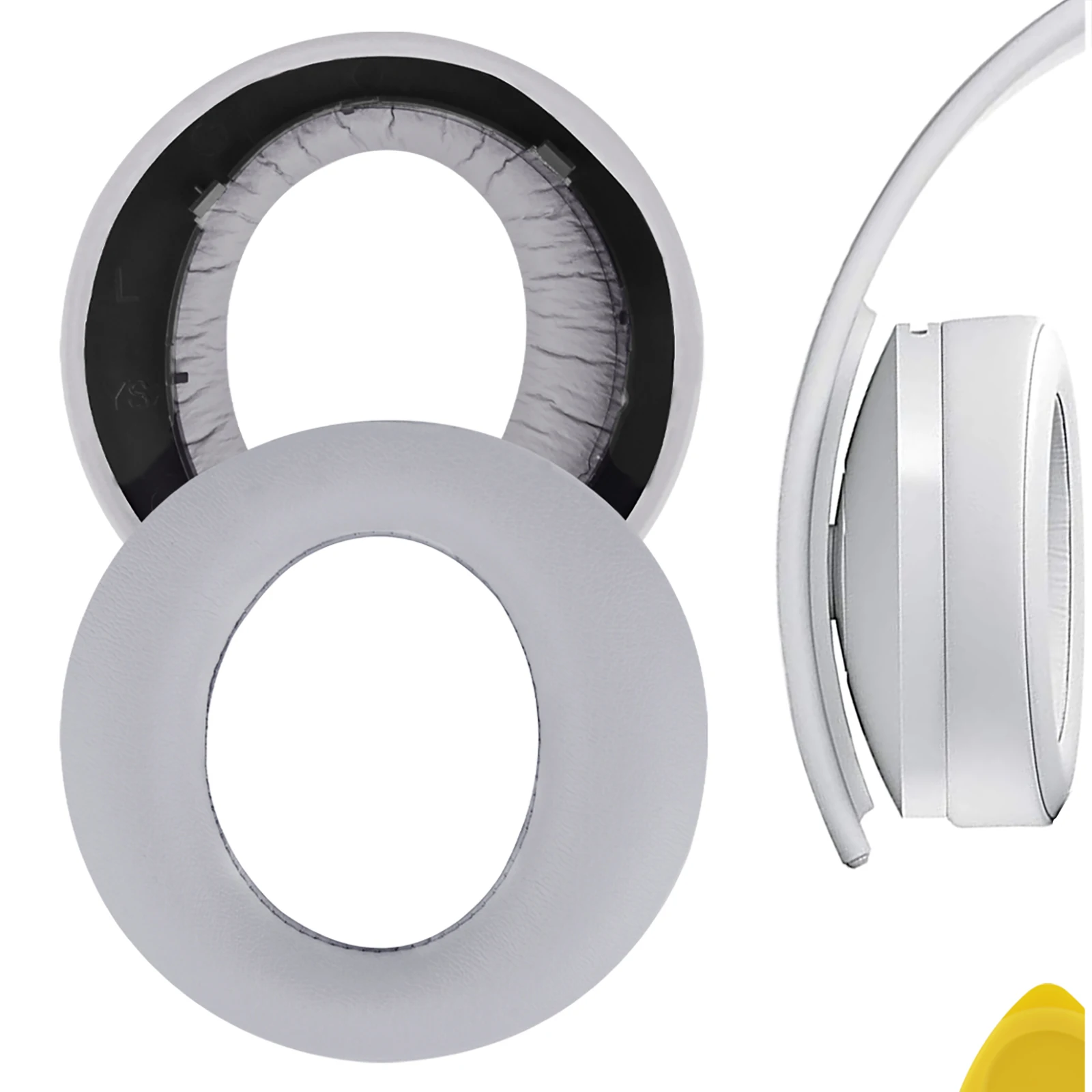 

Geekria QuickFit Replacement Ear Pads for Sony PlayStation Gold Wireless New Version 2018