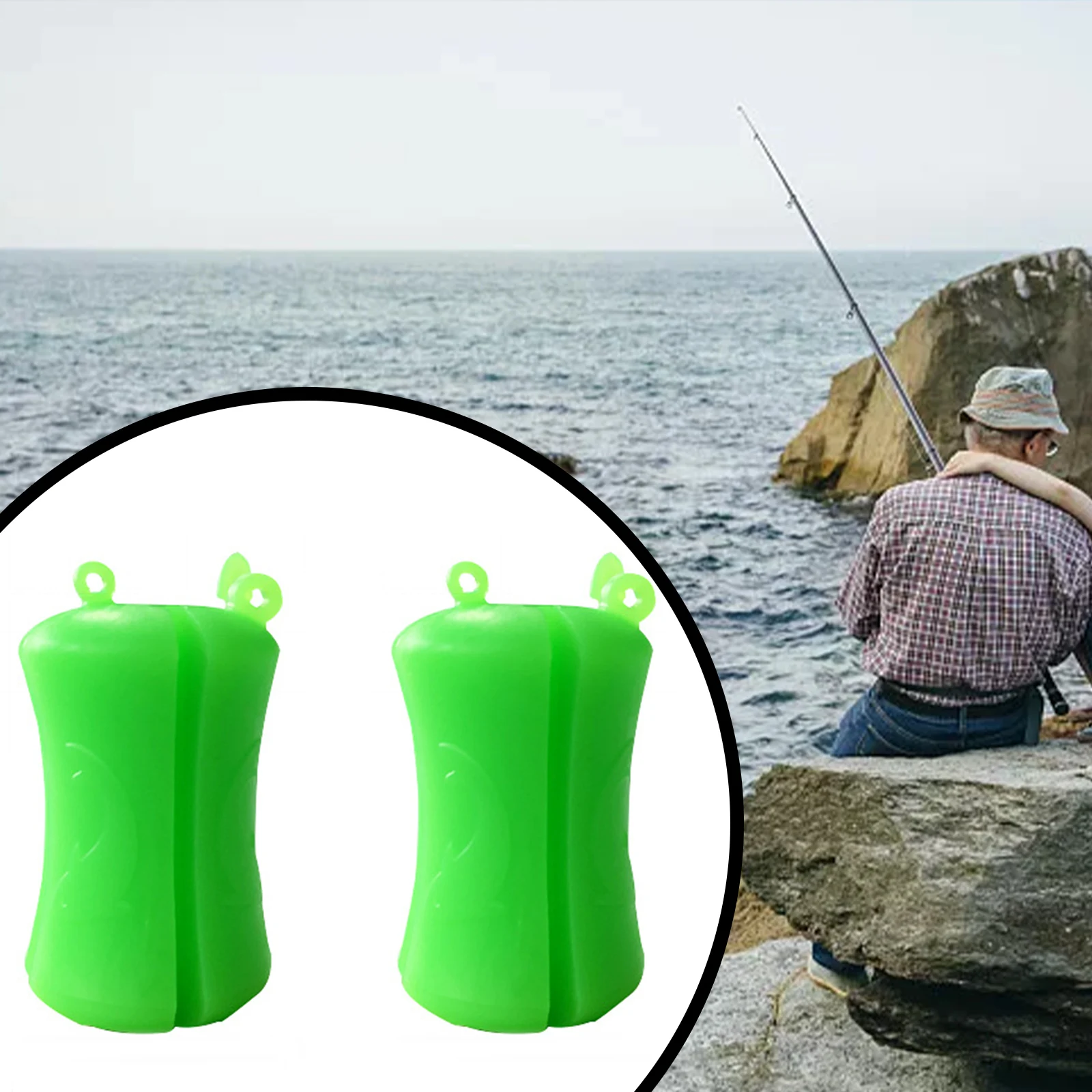 

2PCS/ 1 Pair Fishing Rod Holder With Silicone Elastic Rod Holder For Fishing Rods Of Different Sizes Fishing Accessories