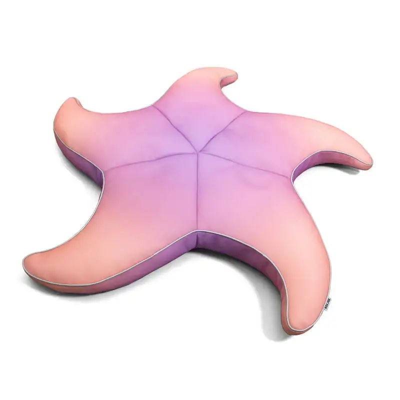 

Wavy Starfish No Inflation Needed Novelty Pool Float, Le Ombre Magenta Double Sided Mesh, 5ft Big