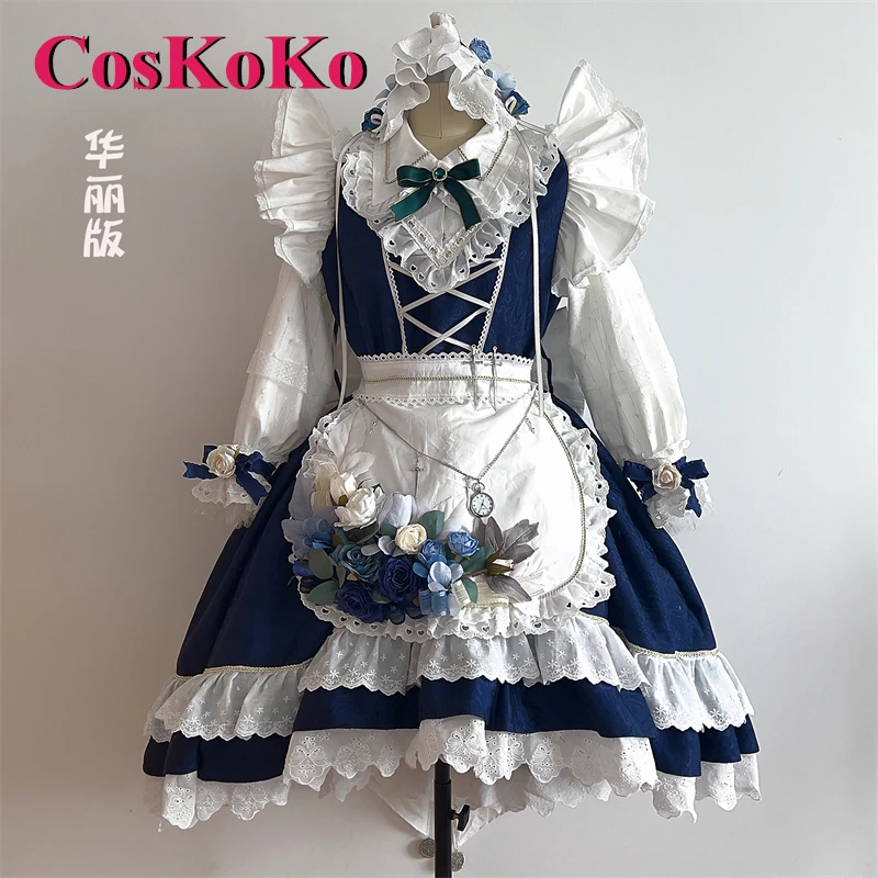 

CosKoKo Izayoi Sakuya Косплей Аниме игра Touhou костюм к-проект обычные версии и великолепные версии платье одежда для ролевых игр