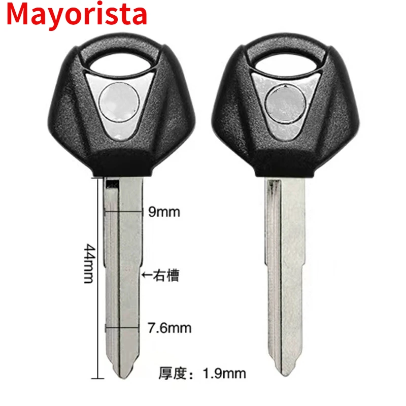 

Mayorista For YAMAHA YZF XJR1300 FJR1300 MT09 MT07 XJ6 TMax FZ6 FZ8 R3 R1 R6 1 PCS Motorcycle Uncut Blade Blank Key Embryo Fit