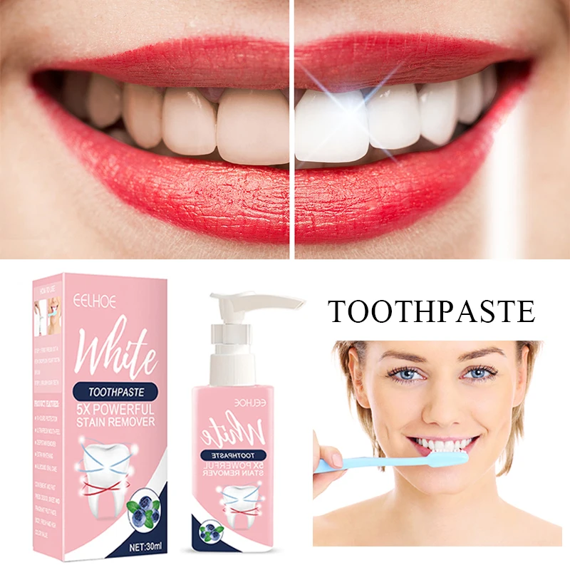 

Blueberry Toothpaste Press Instant Brightify Whitening Teeth Stain Removal Whitening Toothpaste Fight Bleeding Gums Toothpaste