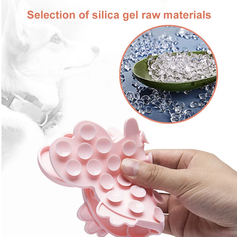 

Силиконовая тарелка для медленного корма для собак, тарелка для медленного кормления домашних животных, тарелка для мисок, коврик для лизания собак, коврик для медленного кормления, товары для обучения домашних животных