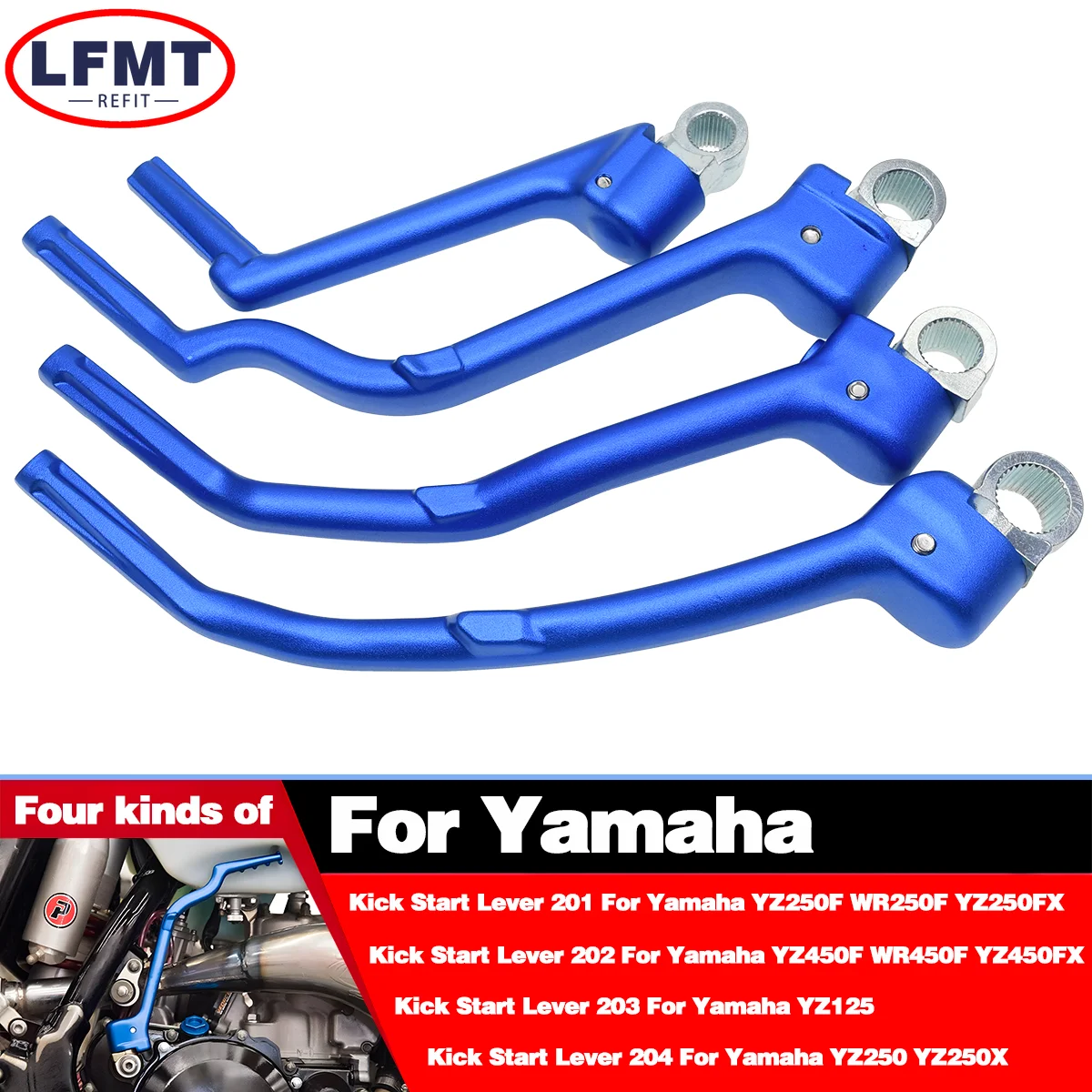 Мотоциклетная кованая педаль стартера с ЧПУ для Yamaha WR250F WR450F YZ125 YZ250 YZ250F YZ250X YZ250FX