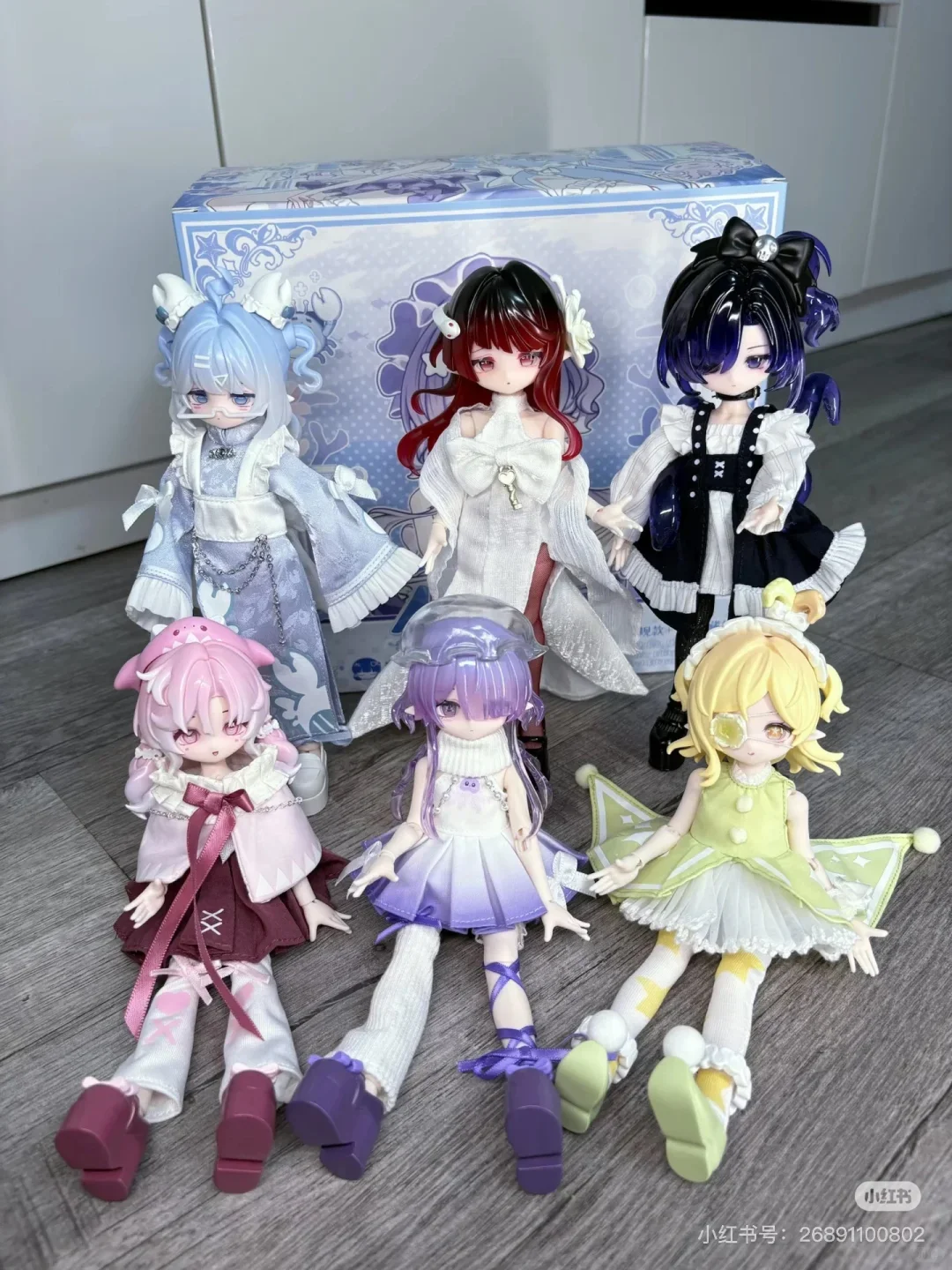 Фото Аутентичный новый продукт Mi Tian Ocean Gem 8-точечная слепая коробка серии Bjd может быть очарованием, модное игривое милое украшение для рабочего стола №2