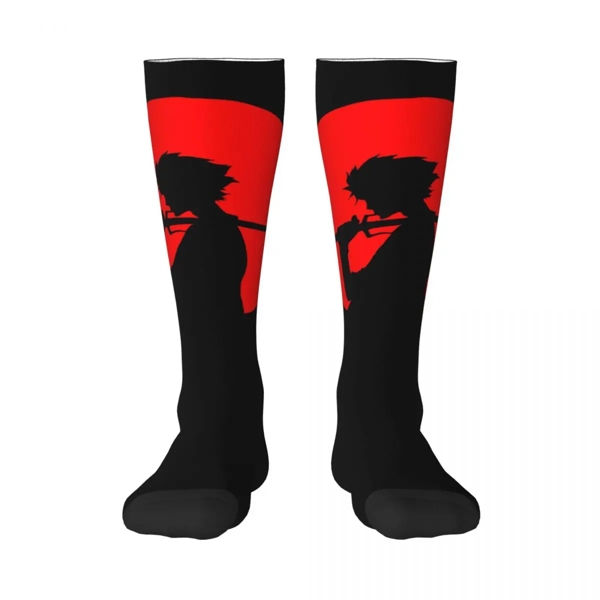 

Funny Graphic Samurai Chillhop Champloo 7 Adult Stockings High elasticity Hyundai Elastic Stockings Funny Novelty