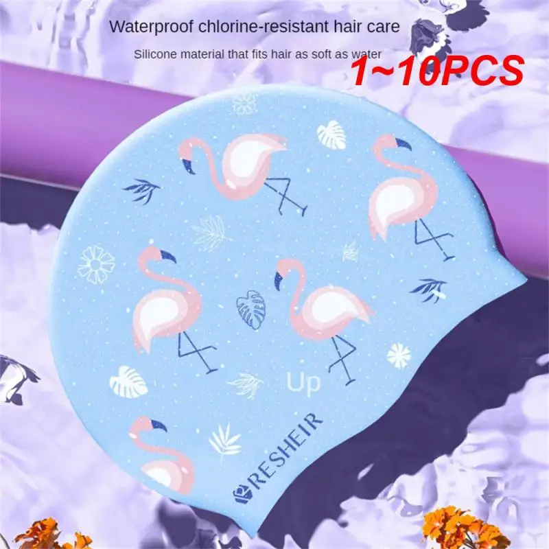 

1-10 шт., водонепроницаемые двусторонние аксессуары для плавания с принтом