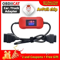 obdiicat 24v to 12v cable heavy duty truck adapter for easydiag thinkdiag launch x431 truck converter hd connector 12v to 24v
