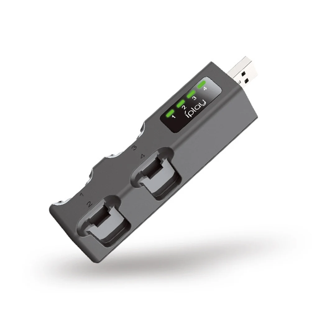 

Зарядное устройство USB для игровых контроллеров с индикаторами, портативный многопортовый геймпад, зарядный адаптер, док-станция, аксессуа...