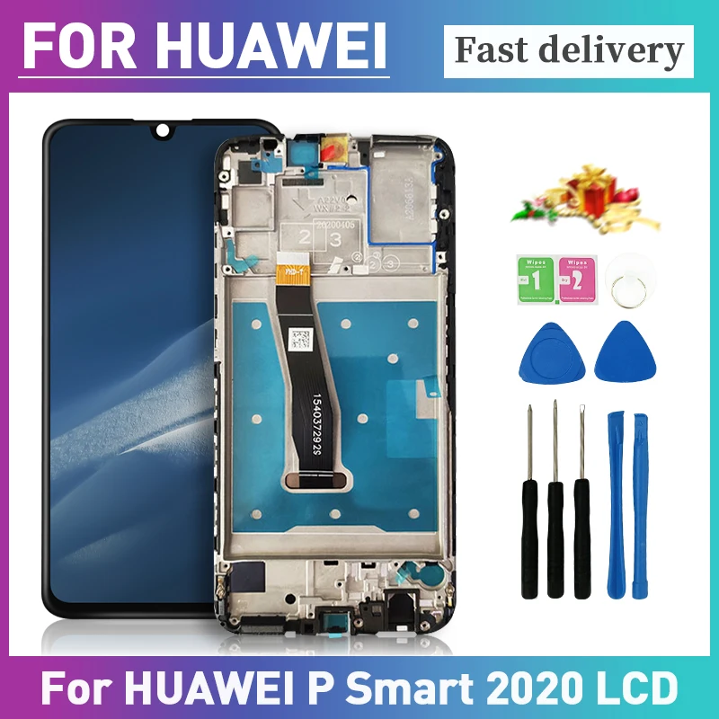 

ЖК-дисплей 6,21 "для Huawei P smart 2020, сменный сенсорный экран, ЖК-дисплей 100% протестированный, дигитайзер в сборе