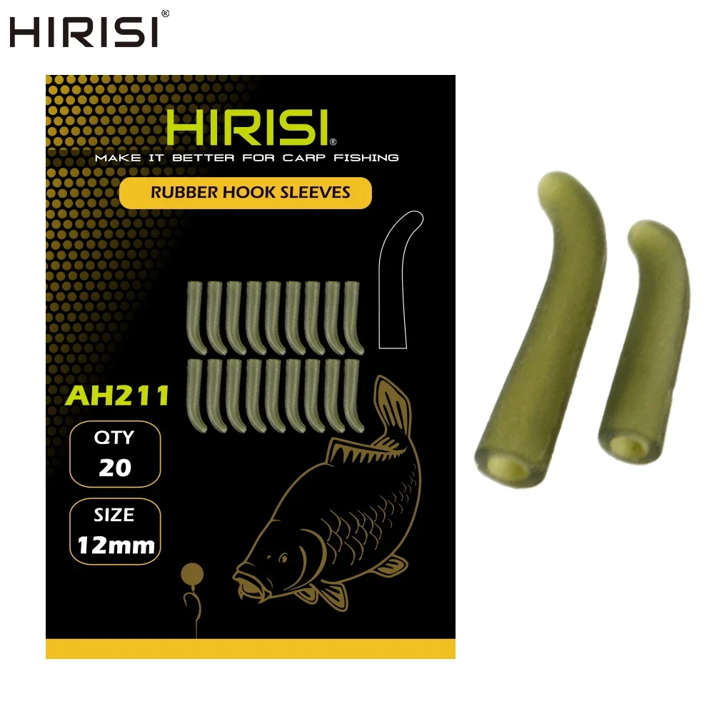 Hirisi 20 шт. аксессуары для ловли карпа рукава с защитой от запутывания рыболовных