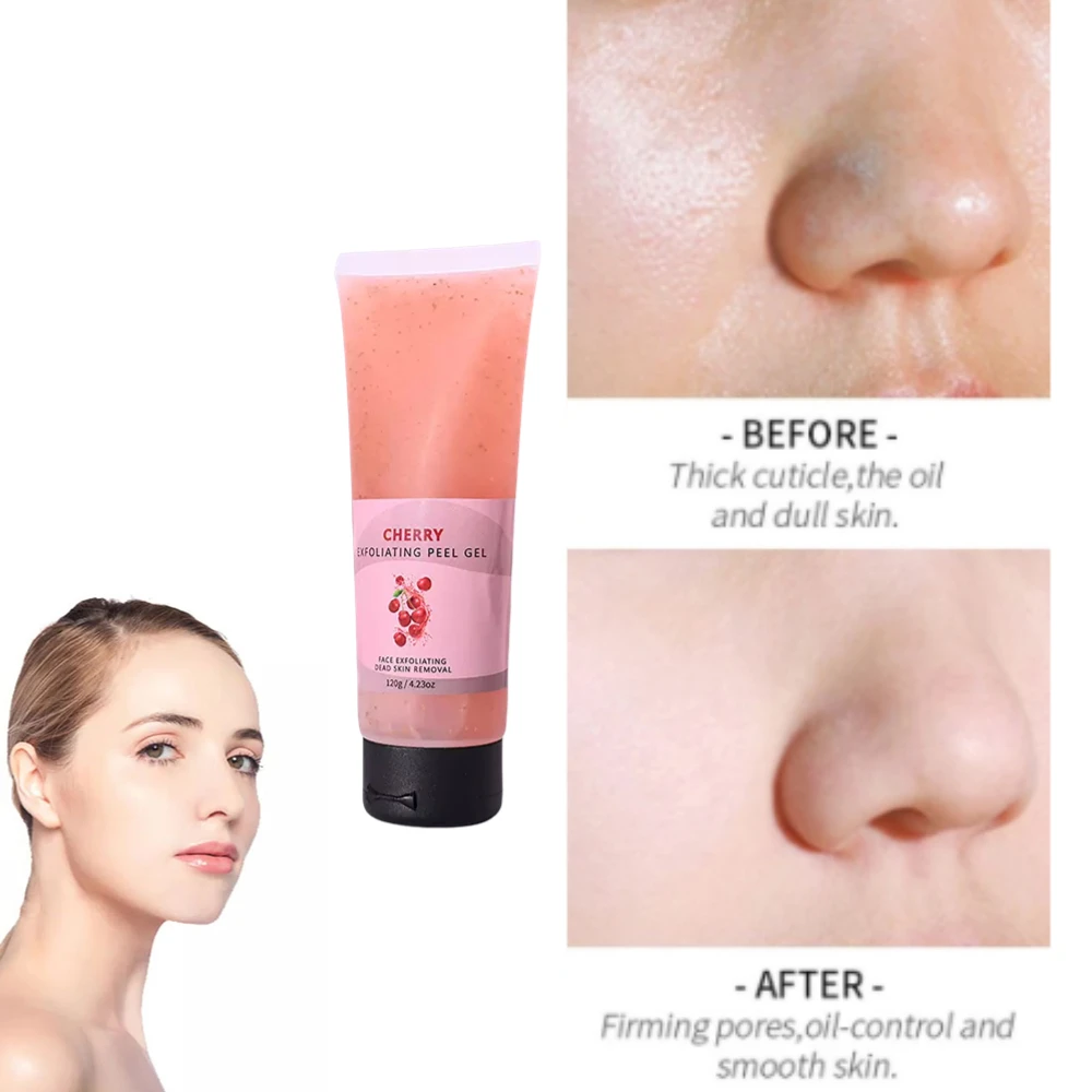 

Cherry Deep Cleanser Exfoliating Gel Cleanser Exfoliating Scrub to smooth and moisturize skin