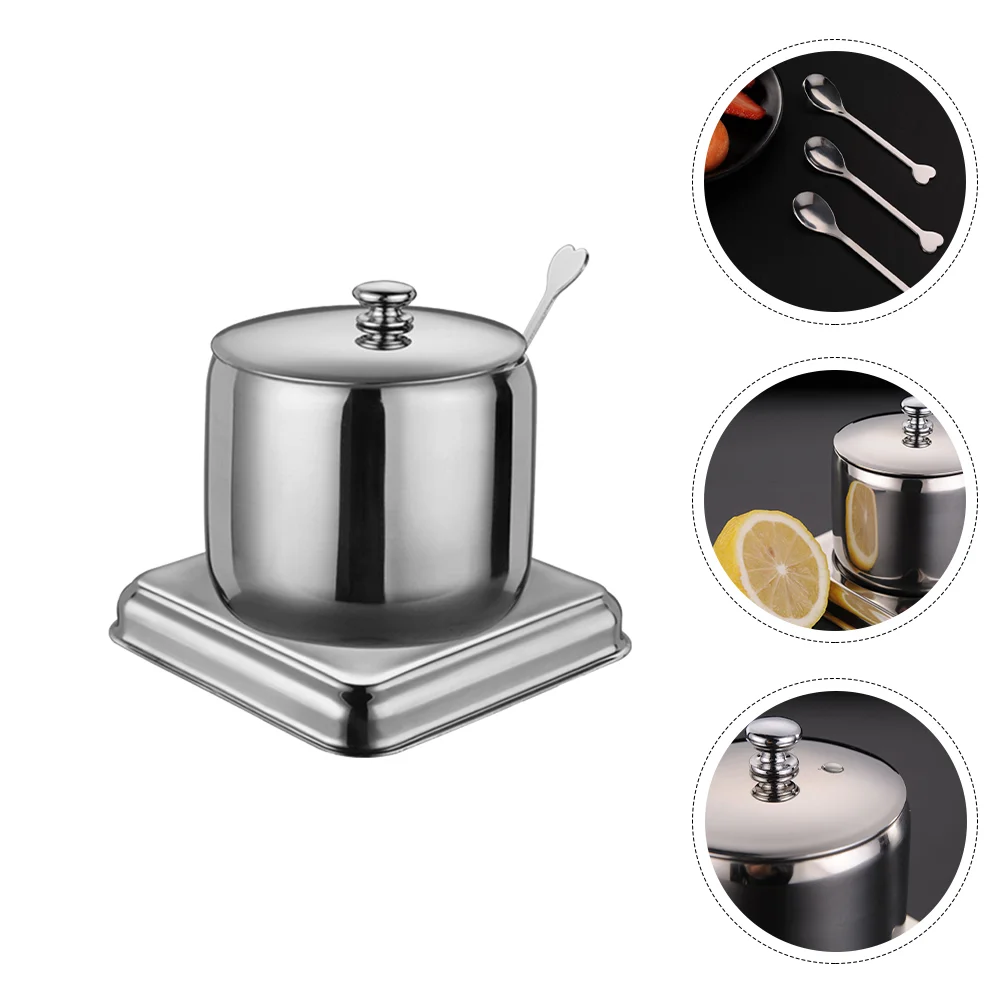

Stainless Steel Seasoning Storage Jar Versatile Condiment Storage Jar Kettle