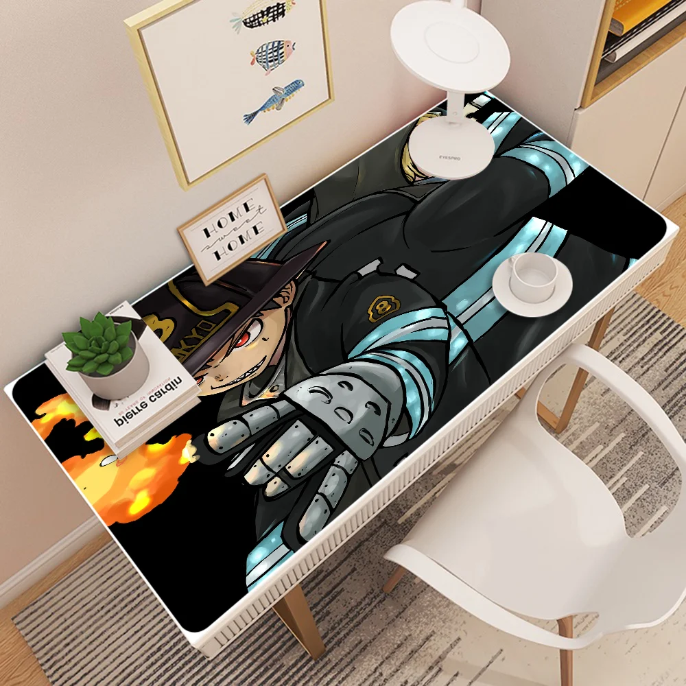 Fire Force Новые поступления большой игровой коврик для мыши L XL XXL геймерский Размер