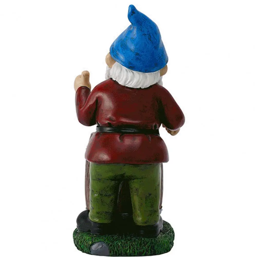 

Decorative Gnome Decoration Enchanting Dwarf Ornament Drumming Gnome Statue for Outdoor Garden Yard Patio Weather Resistant