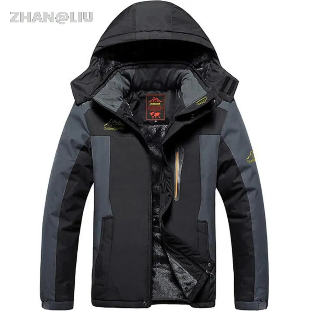 

2023 New Fashion Men's Ski Jacket Brand Windproof Waterproof Thicken Warm Snow Coat Winter Solid Skiing And Snowboarding Jackets