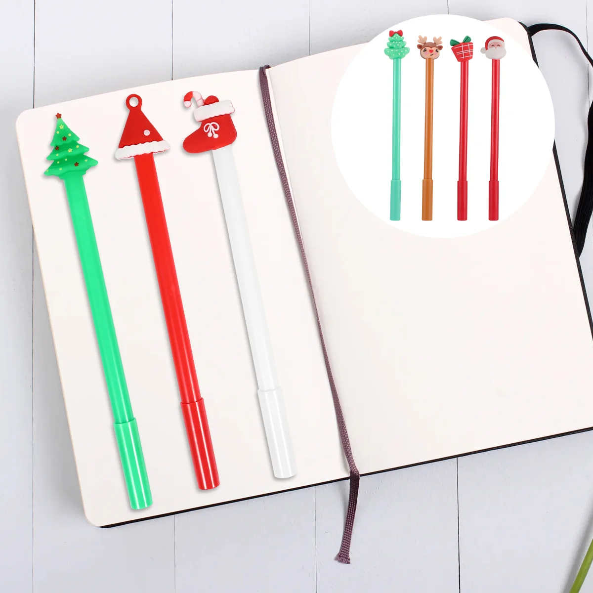 

Pens Christmas Pen Ink Rollerball Cartoonstationery Writing Students Drying Claus Quick Goodie Signaturetip Stuffers Black Fine