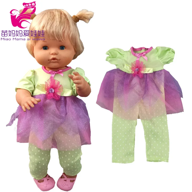16-дюймовая кукольная одежда подходит для кукол 40 см 38 Nenuco Ropa Y Su Hermanita Детские