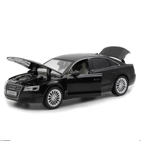 132 scale diecast metal toy new audi a8 model sound light car doors openable educational collection gift free shipping