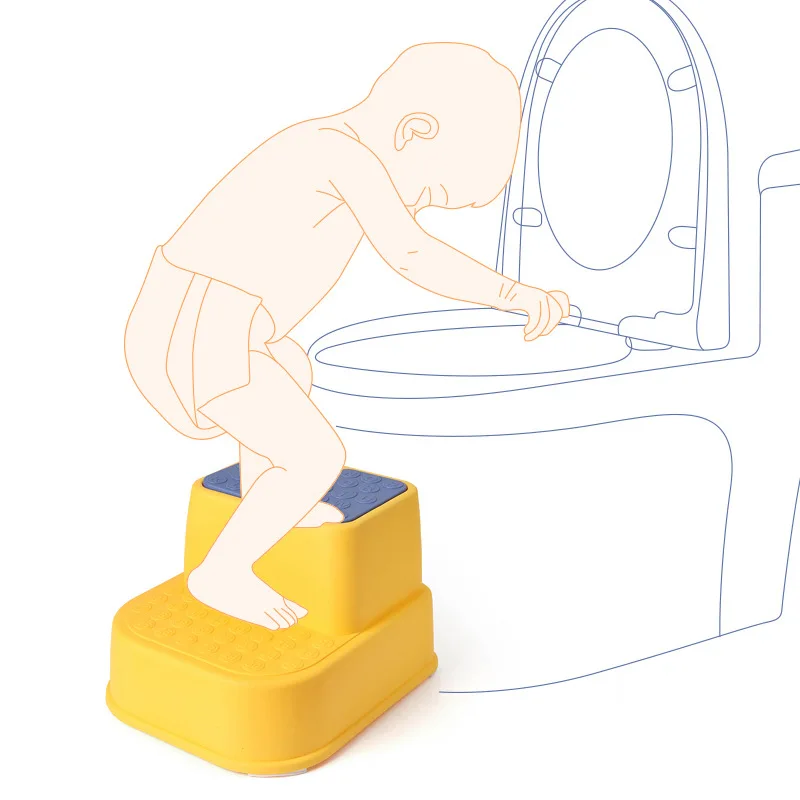 

Multifunctional Children's Non-slip Double-layer Stool Footrest Thickened Baby Footstool Children's Plastic Commode Foot Rest
