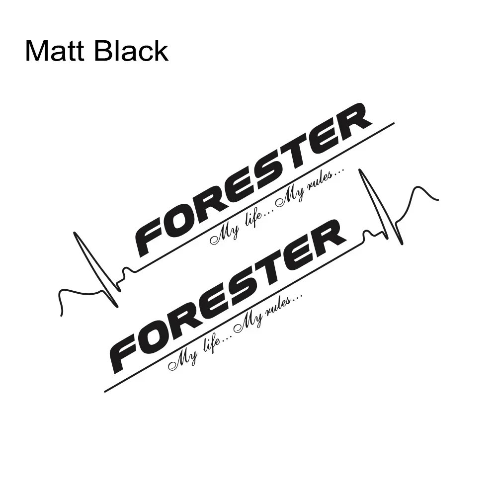 

Автомобильные наклейки для Subaru Forester SJ SH SG SK SF SG5 SF5 2013 ~ 2019 My Life Rules Стайлинг виниловая пленка наклейки Авто SUV аксессуары