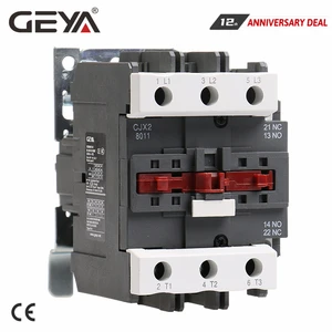 GEYA CJX2-8011  9511 Magnetic AC Contactor 80A 95A Industrial Electric Contactor 1NO1NC with 220V or 380V Coil
