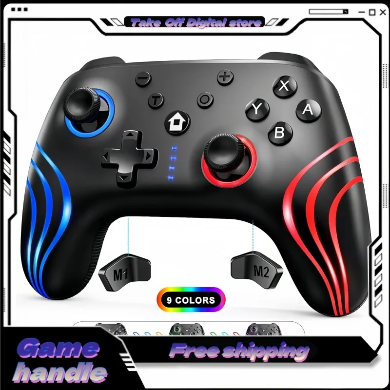 Переключатель Беспроводной игровой контроллер Bluetooth Материал ABS Интерфейс Type-C