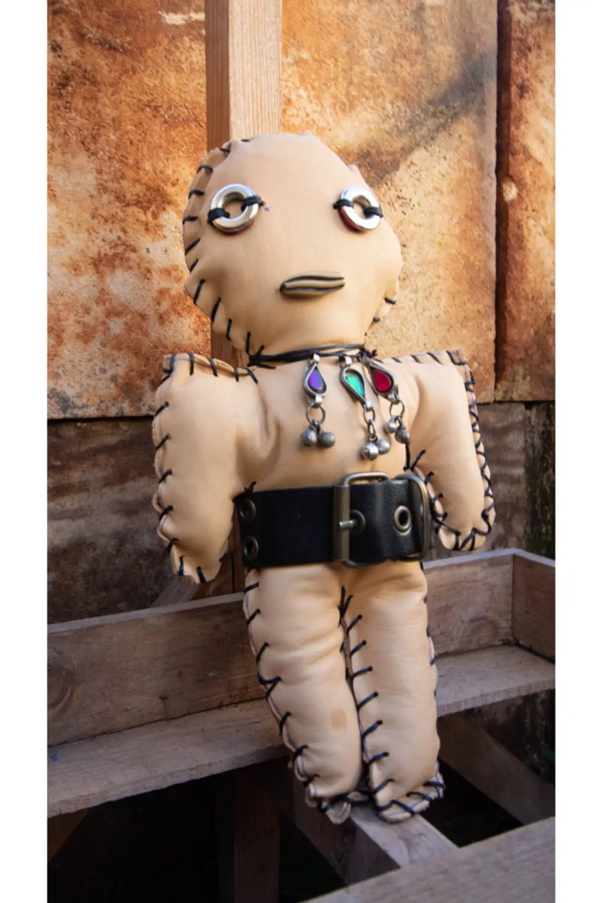 

Кукла Voodoo со спокойной кожей, Вышитая шерстяная игрушка, ткань для мам и детей