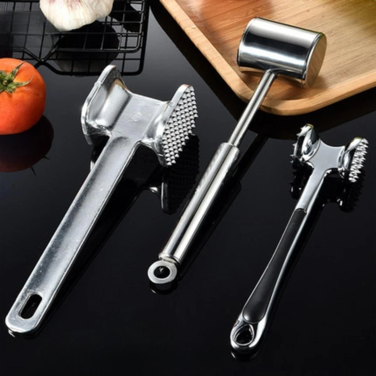 

Household Meat Menderizer Hammer Beef Mace Steak Tender Loose Meat Needle Quick Insert Kitchen Helper Tool Cooking Accessories