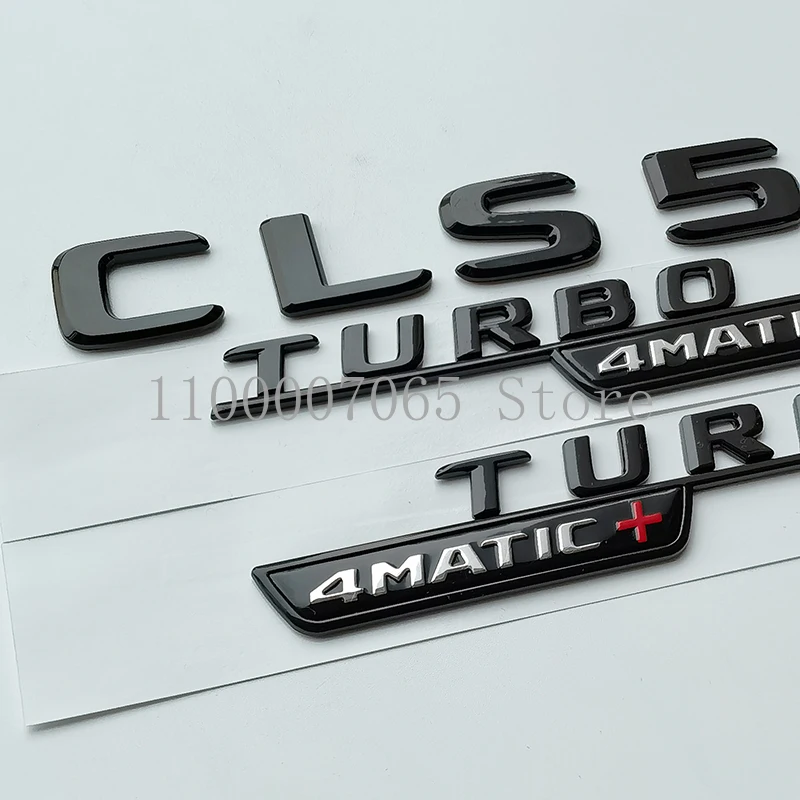 2017 глянцевые черные буквы CLS53 Turbo 4matic + Эмблема для Mercedes Benz AMG C257 автостайлинг