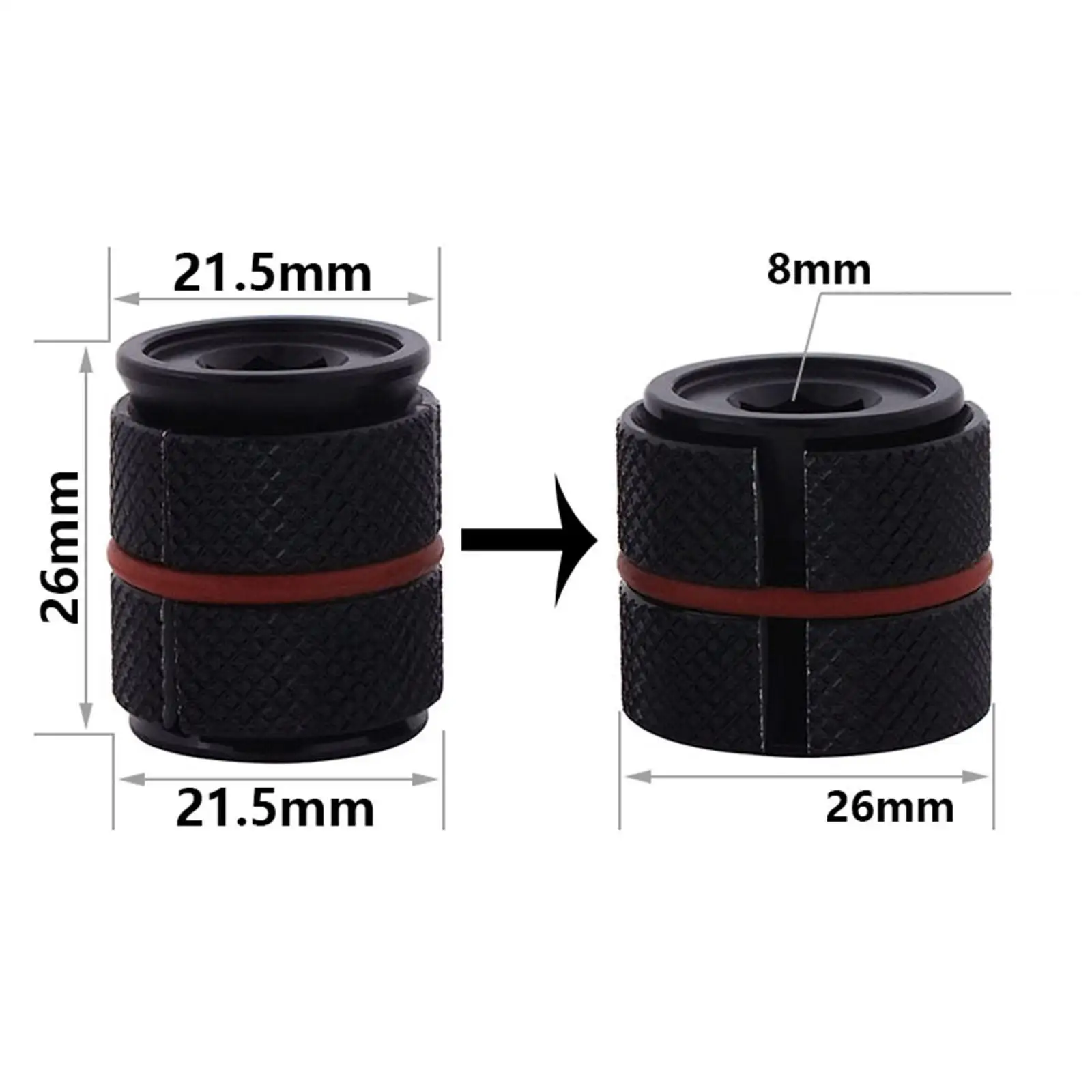 Детали вилки для велосипедной гарнитуры Компрессионная заглушка Простота