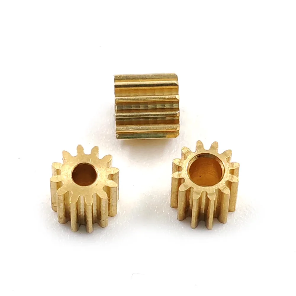 

122A 121.5A 0,3 M латунные зубья 12 зубьев толщина 4 мм Механическое медное редукторное отверстие 1,5/2 мм плотно небольшое модульное зубчатое колесо 5 шт./лот