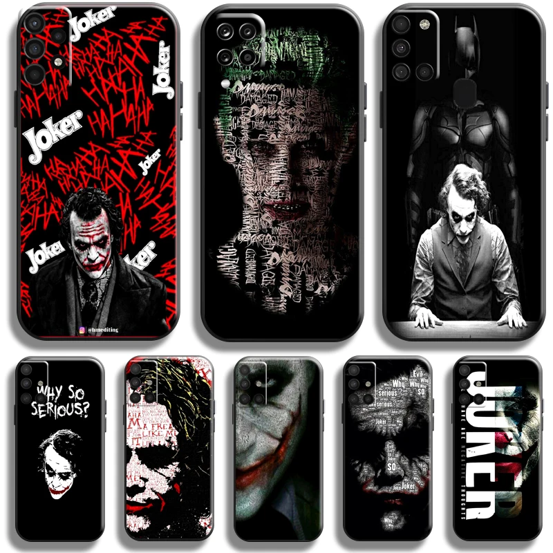 

Clown The Joker For Samsung Galaxy A11 A12 A20 A21 A21S A22 A30 A31 A32 A42 A51 A52 A70 A71 A72 5G Phone Case Black Funda