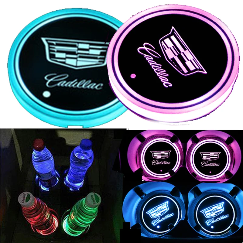 Автомобильный светодиодный светильник автомобильный подстаканник для Cadillac XT5 CT4