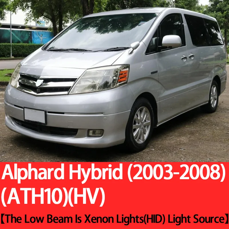 

YnFom для Toyota Alphard 2002-2020 специальный LED набор ламп для передних фар ближнего света, дальнего света, противотуманных фар, автомобильные аксессуары