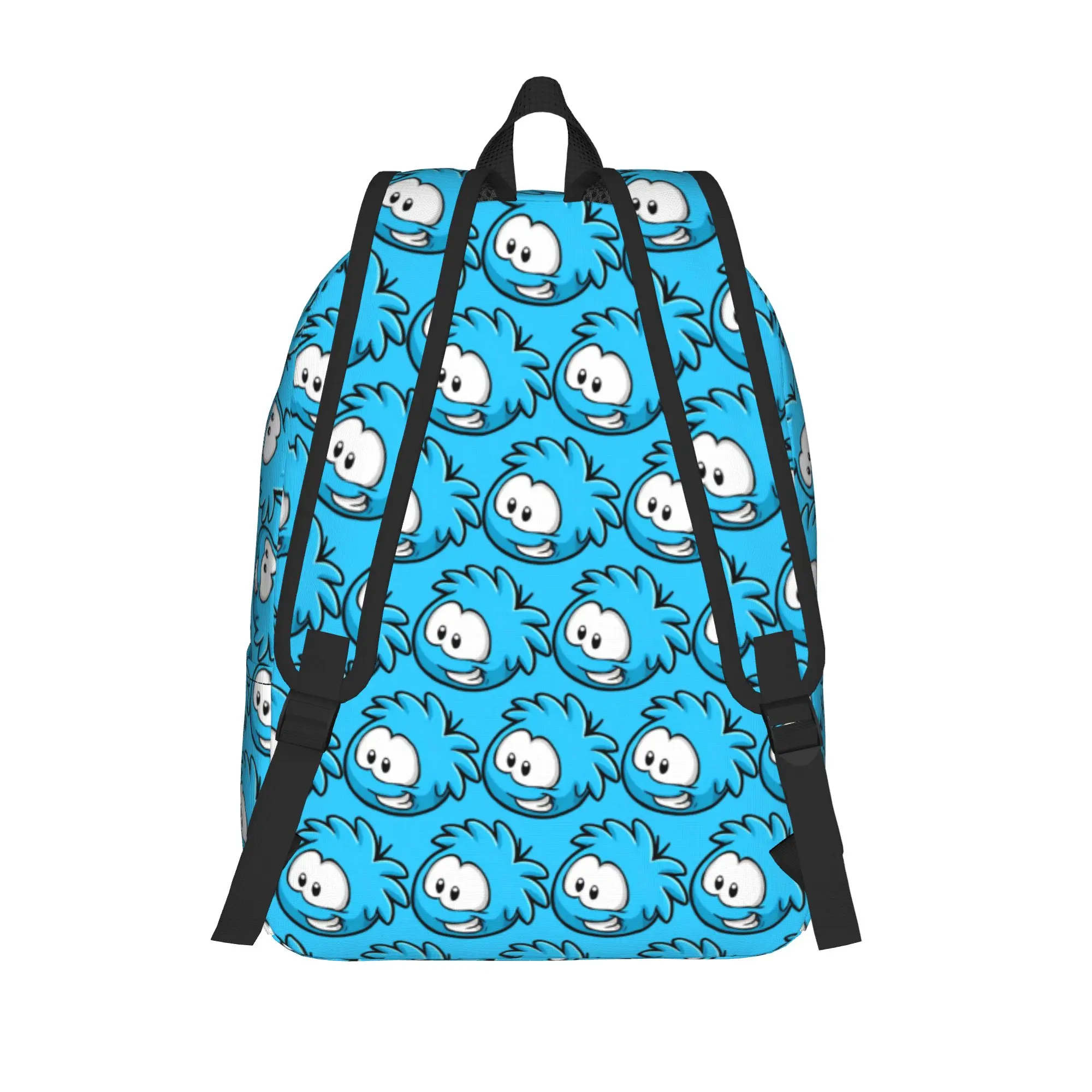 Фото Модный рюкзак Club Penguin Blue Puffle, модный рюкзак для работы и учебы, для мужчин и женщин, холщовые сумки для ноутбуков №3
