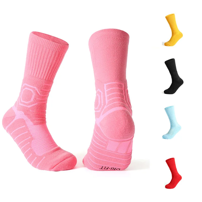 Professional Basketball Sock Long Sport Sock Men Thickened Tall Sock Towel Sock Sweat Absorbing Anti-Slip Breathable Elite Sock