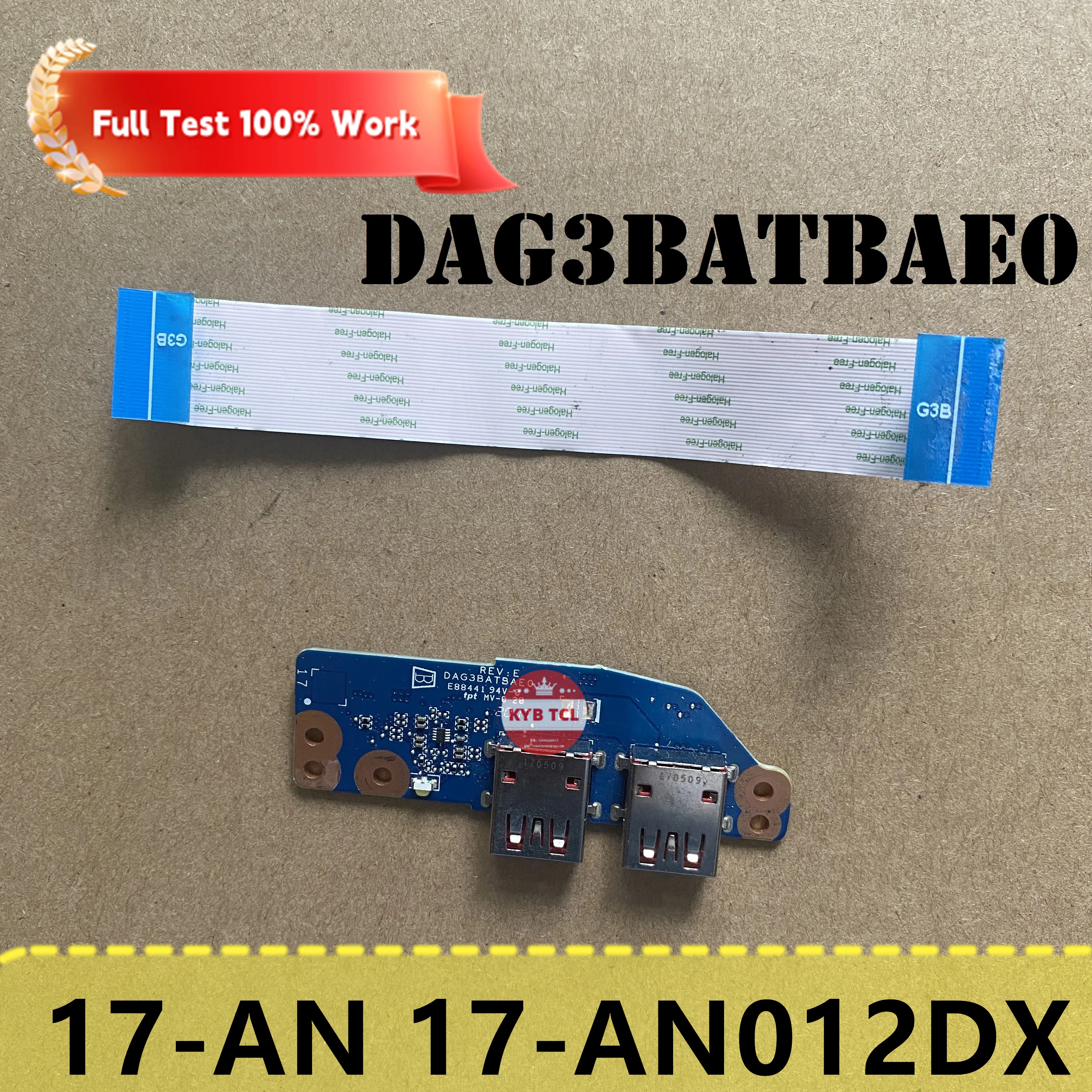 USB-плата или кабель 931589 -001 Ноутбук DAG3BATBAE0 для ноутбука HP OMEN 17-AN 17-AN012DX