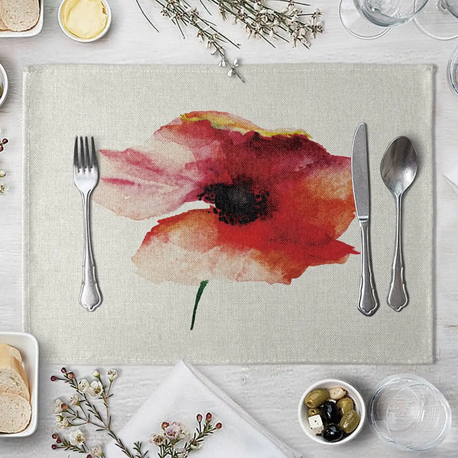 

Мешковатые салфетки ко Дню Святого Валентина, красные салфетки, набор из 2 нейтральных салфеток, набор из 2 центральных столов для столовой, ...