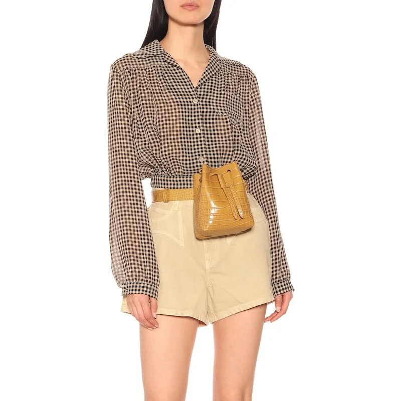 

Waist bags for women 2019 fanny package bucket belt bag serpentine alligator leather female shoulder bags female handbag