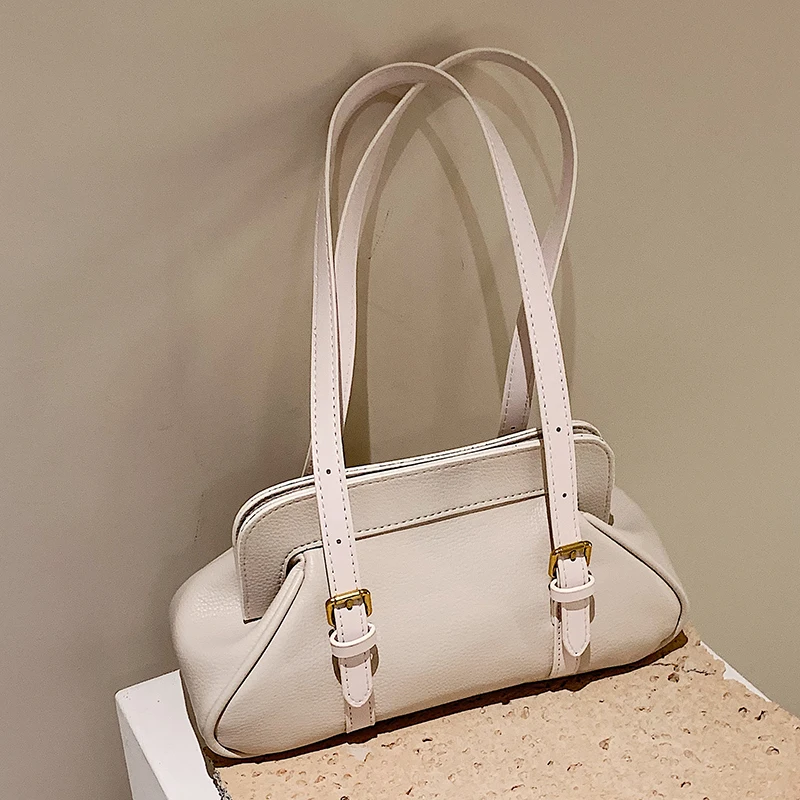 

Fashion Vintage Shoulder Bag For Women 2022 New Texture Simple Cloud Underarm Bags High Quality Female All-match Handbags