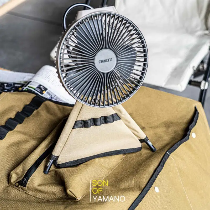 

Outdoor Camping Fan With Light Tactical Wind USB Charging Tent Comes Retractable Tripod Cooling Desktop Home Appliances Tools