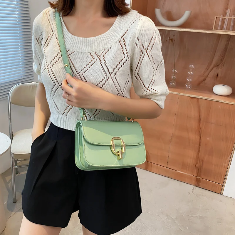 Women's Retro Fashion Shoulder Small Square Bags Luxury Trend Crossbody Underarm сумка женская Purses and Handbags Free Shipping