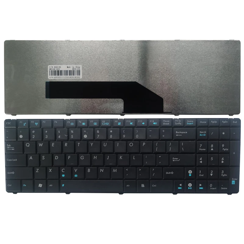 US laptop keyboard FOR ASUS K50AD K60IC K60IJ K60IL K60IN K50AF K50C English With frame