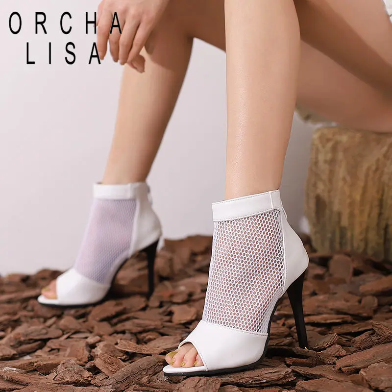 

Женская летняя обувь с открытым носком, на тонком каблуке 10 см