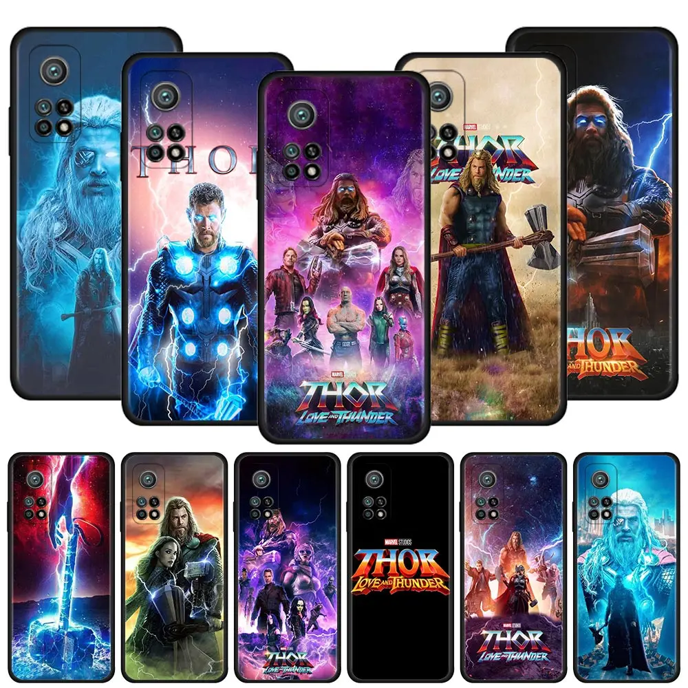 Чехол для Xiaomi Mi 12 10 10T Pro 5G 12X 11 Note 8 A2 Lite 9 SE 9T CC9E чехол Marvel Thor 4 Love and Thunder |