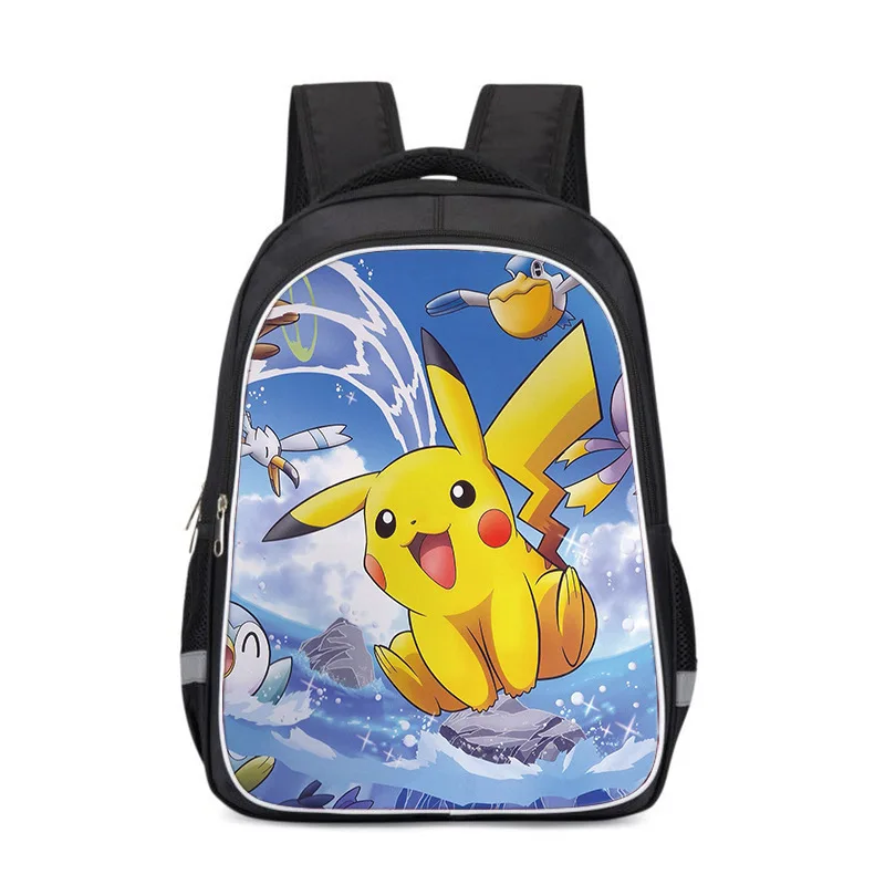 

Cartoon Anime Pikachu Backpack Fashion Middle School High School Students School Bags School Backpack Shoulder Bag