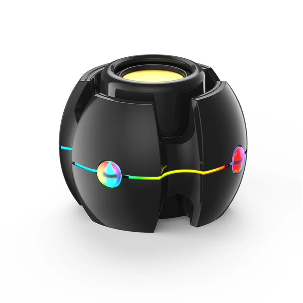 Новый RGB беспроводной Bluetooth динамик Гироскопический шокирующий бас Поддержка TF/FM