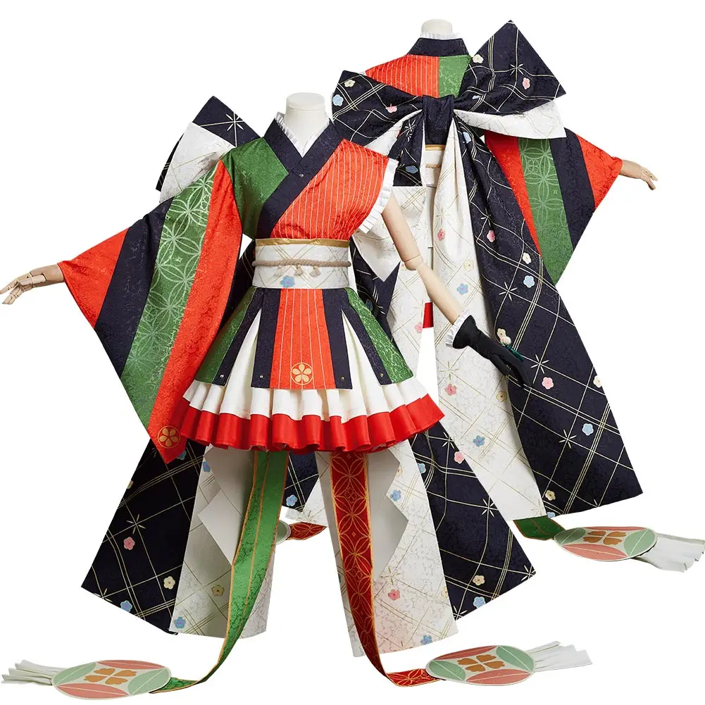 

Anime Fate Grand Order Cosplay Izumo no Okuni Cosplay Costume Outfits Dress Halloween Carnival Suit