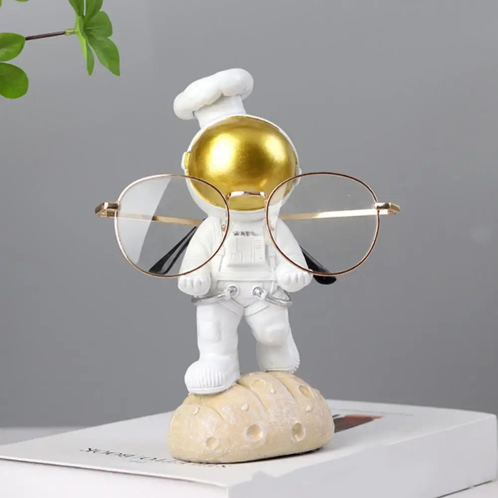 

Useful Cute Astronaut Spectacle Organizer Ornaments Multi-purpose Eyeglass Display Stand Fashionable for Gift